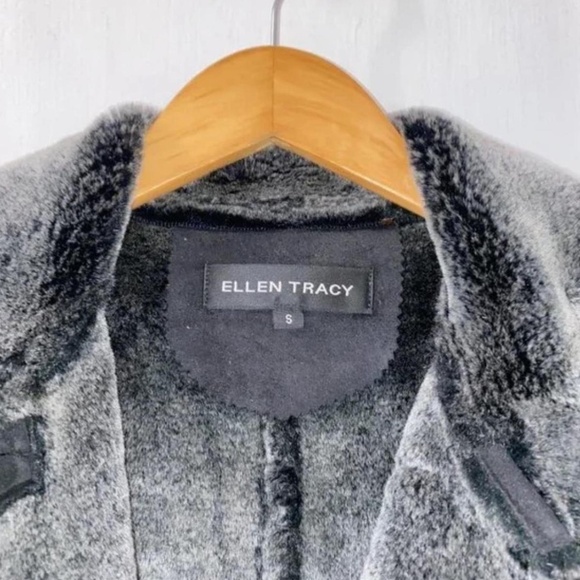 Black & Gray Penny Lane Afghan Jacket ~ Faux Fur & Faux Suede - Picture 5 of 7